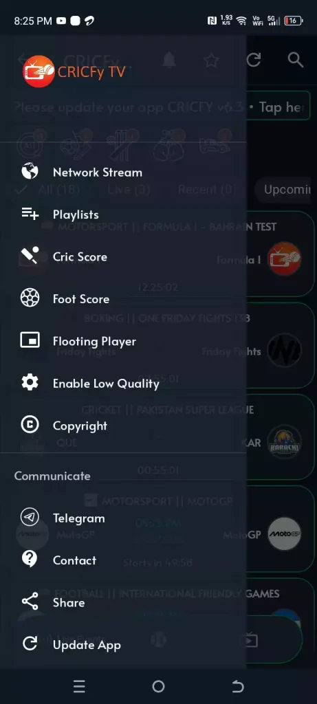 cricfy tv app